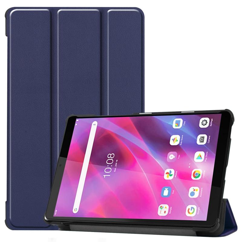 PCATECDocomo dtab Compact d-42A 用レザーケース 三つ折 カバー 薄型 軽量型 スタンド機能 PUレザーケース