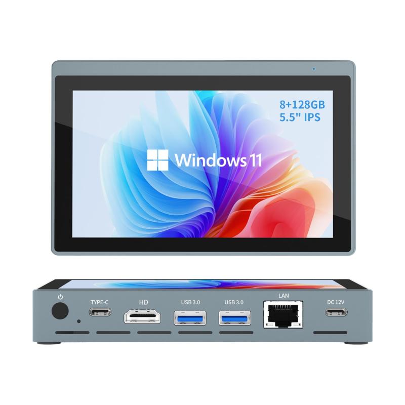 ミニpc Intel N5095 タッチパネル付きmini pc Windows 11 Pro 小型PC DDR4 8GB/16GB+128GB /256GB SSD 4コア/4スレッド 最大周波数2.9GHz ミニパソコン 4K@60Hz 2画面出力み