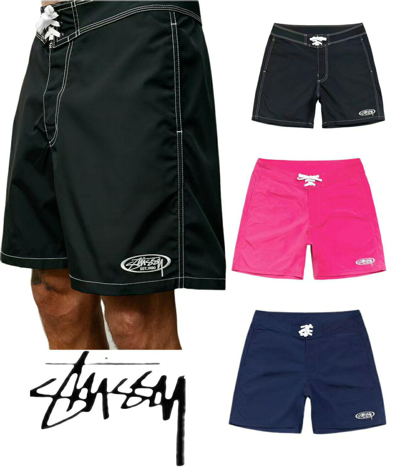 楽天市場】stussy ハーフパンツの通販