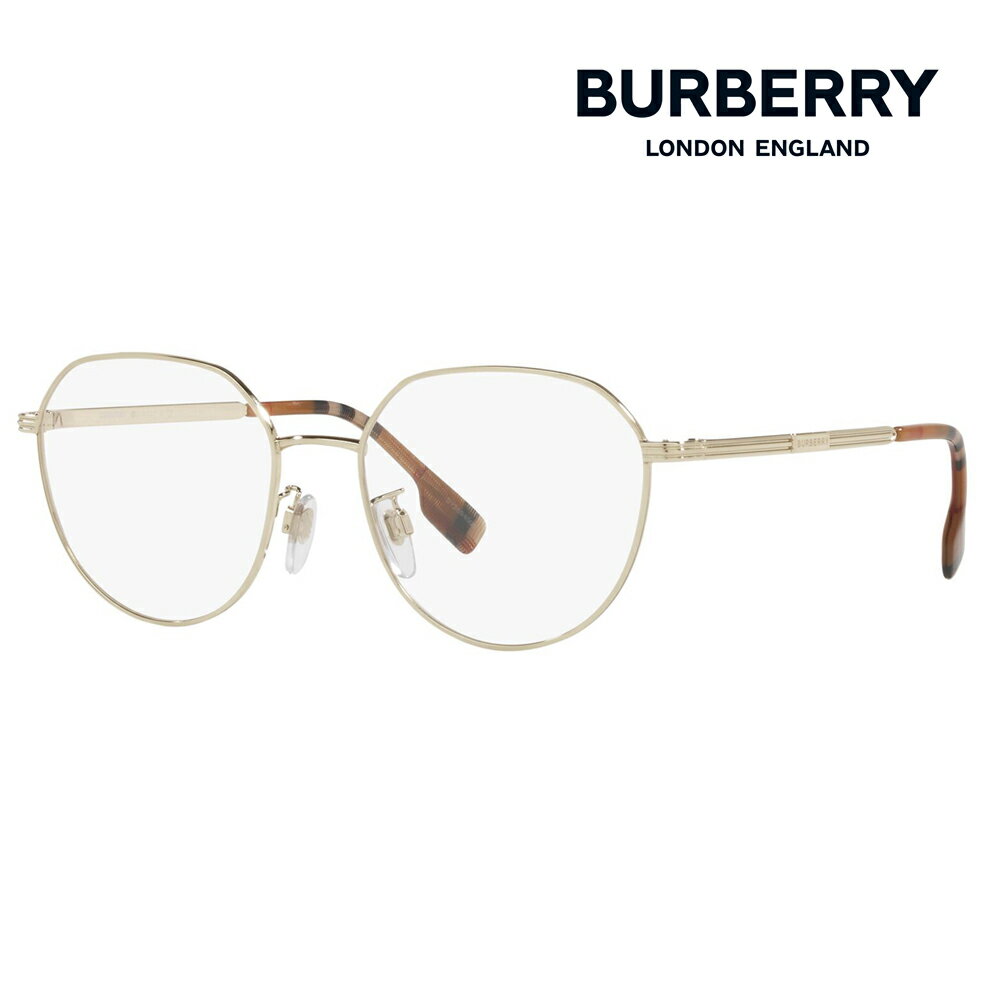 度なし1.55レンズ交換+0円バーバリー伊達メガネ眼鏡サングラスBE1370D110954BURBERRYアジアンフィットラウンドおしゃれnewmodelメタルクラシックメンズレディースのポイント対象リンク