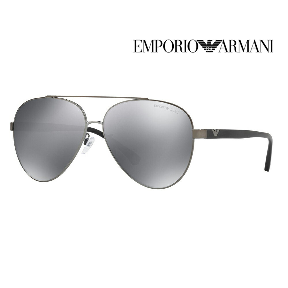 【正規品販売店】エンポリオアルマーニ サングラス 伊達 メガネ 眼鏡 EA2046D 30036G 62 EMPORIO ARMANI アジアンデザインモデル ティアドロップ メタル