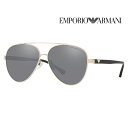 【正規品販売店】エンポリオアルマーニ サングラス 伊達 メガネ 眼鏡 EA2046D 30136G 62 EMPORIO ARMANI アジアンデザインモデル ティアドロップ メタル