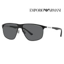 【正規品販売店】エンポリオアルマーニ サングラス 伊達 メガネ 眼鏡 EA2094 300187 60 EMPORIO ARMANI メタル ピロー ウェリントン メンズ