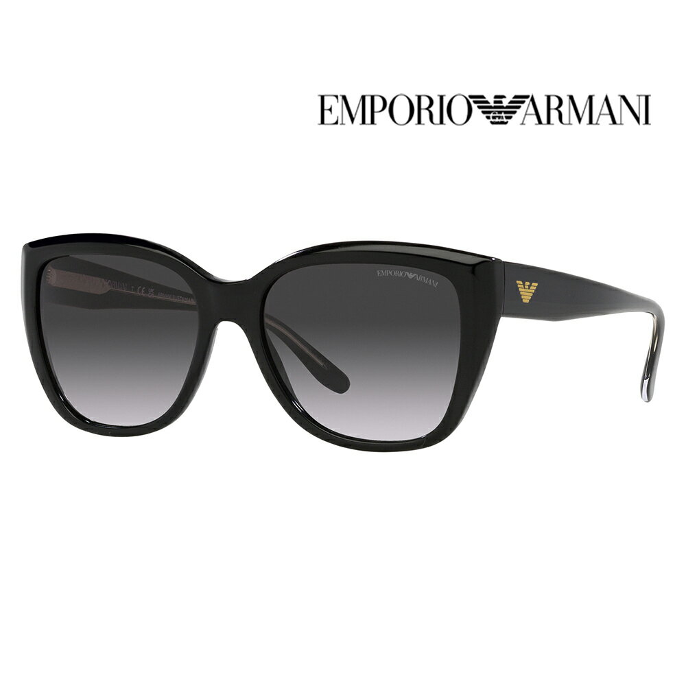 エンポリオアルマーニ サングラス 伊達 メガネ 眼鏡 EA4198F 50178G 57 EMPORIO ARMANI セル キャットアイ レディース フルフィットモデル