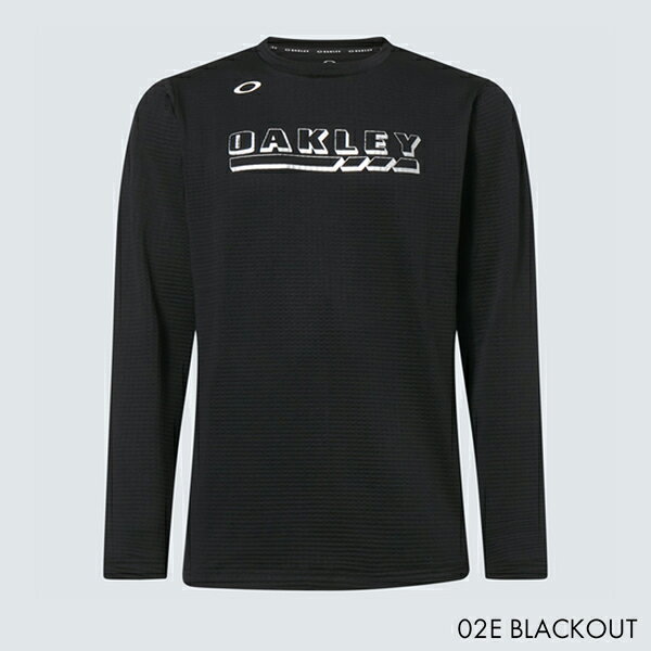 What’s up?-ワッツアップ-の【正規品販売店】オークリー FOA404188 OAKLEY STRIKING LIGHT GRID LS TEE 2.0 メンズ Tシャツ 長袖 トレーニングウェア ベースボール 起毛 22FW｜アングル2