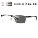 【正規品販売店】ポリス メガネ フレーム サングラス 調光レンズセット VPLM45J 0568 55 POLICE 2024年モデル スクエア チタン メンズ...
