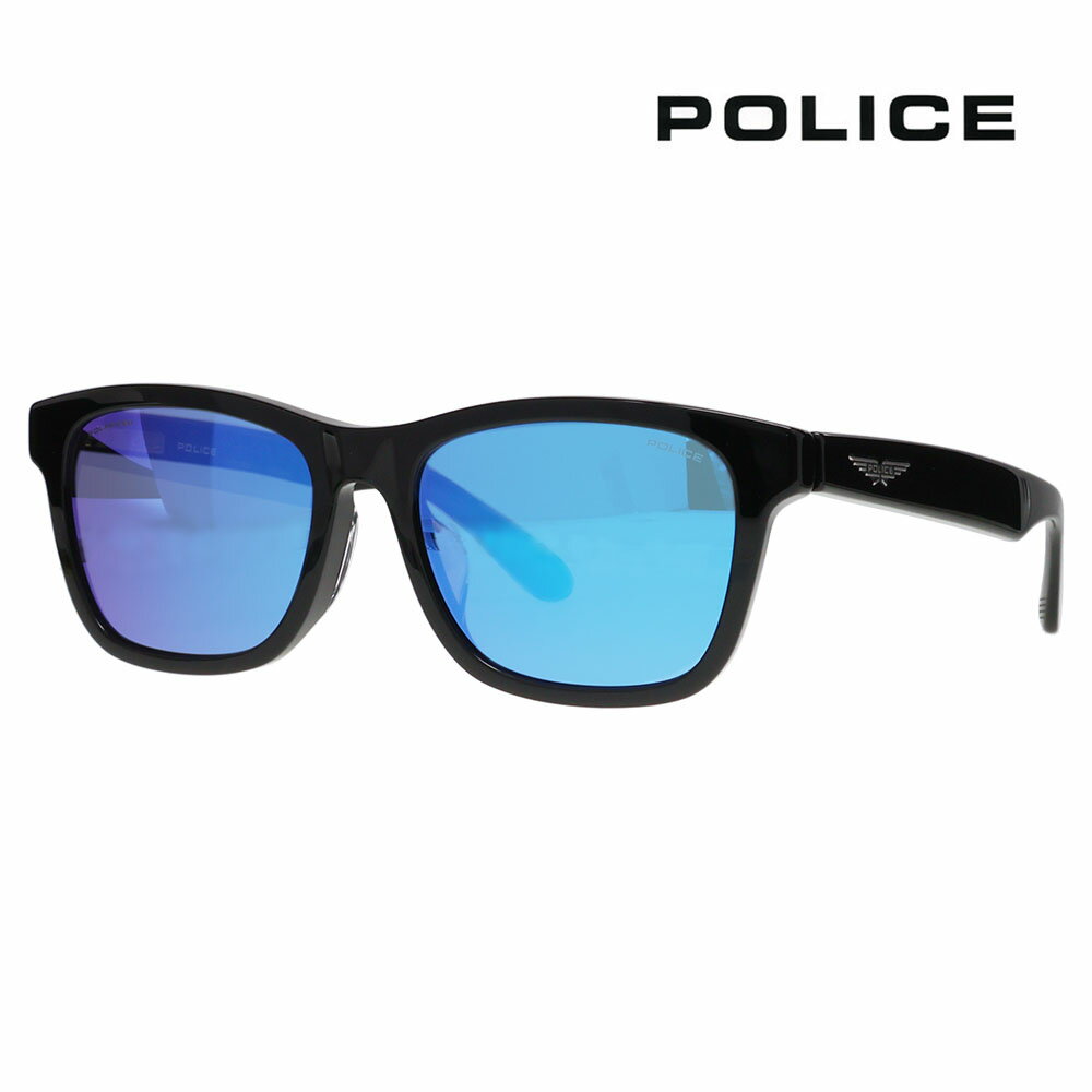 ポリス サングラス 伊達メガネ 眼鏡 SPLM32J 70BP 54 POLICE ORIGINS オリジンズ 2024年モデル セル アセテート スクエア ウェリントン ジャパンモデル メンズ 偏光レンズ ミラー
