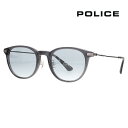 ポリス サングラス 伊達メガネ 眼鏡 SPLM34J 9HPL 49 POLICE 2024年モデル ジャパンモデル HIGHWAY ハイウェイ ボストン コンビネーション チタニウム ライトカラー