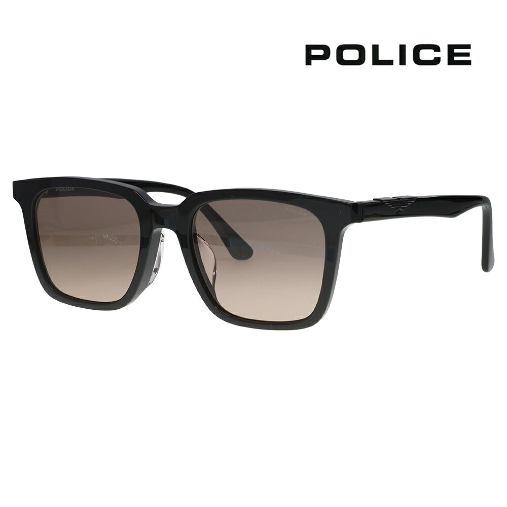 【正規品販売店】ポリス サングラス SPLP84K 700K 53 POLICE 朝倉海氏着用モデル スクエア セル メンズ 伊達眼鏡 メガネ