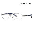 【正規品販売店】度なし1.55レンズ交換+0円 ポリス メガネ フレーム VPLM39J 0S11 56 POLICE メンズ スクエア コンビネーション メタル アセテート日本製 国産モデル 伊達眼鏡(4)