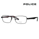 【正規品販売店】度なし1.55レンズ交換+0円 ポリス メガネ VPLN70J 0531 55 POLICE メタル スクエア メンズ チタン ジャパンモデル(4)