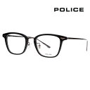 【正規品販売店】度なし1.55レンズ交換+0円 ポリス メガネ フレーム VPLQ54J 05BP 49 POLICE メンズ ウェリントン コンビ ジャパンモデル