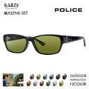 【正規品販売店】ポリス メガネ フレーム サングラス アーツ偏光レンズセット VPL660J 03LR 55 POLICE スクエア セル アセテート 伊達眼鏡...