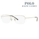 【正規品販売店】度なし1.55レンズ交換+0円 ポロ ラルフローレン メガネ PH1213D 9116 54 POLO RALPH LAUREN スクエア アジアンフィットモデル メタル メンズ ナイロール ハーフリム 眼鏡 伊達メガネ