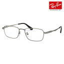 【正規品販売店】度なし1.55レンズ交換 0円 レイバン メガネ フレーム RX8764D 1000 54 Ray-Ban レイバン純正レンズ対応 チタン スクエア アジアンデザインモデル メタル