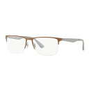 【アウトレット】度なし1.55レンズ交換+0円 レイバン メガネ フレーム RX6335 3011 54 56 Ray-Ban ナイロール スクエア