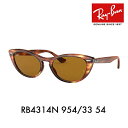 【正規品販売店】レイバン サングラス RB4314N 954/33 54 Ray-Ban NINA キャッツアイ フォックス