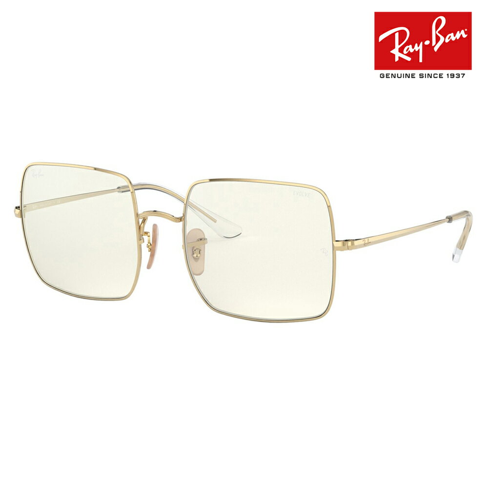 レイバン サングラス RB1971 001/5F 54 Ray-Ban レイバン純正レンズ対応フォトクロミック 調光レンズ ブルーライトカット EVERGLASSES エバーグラス スクエア PC パソコン用 伊達メガネ 眼鏡