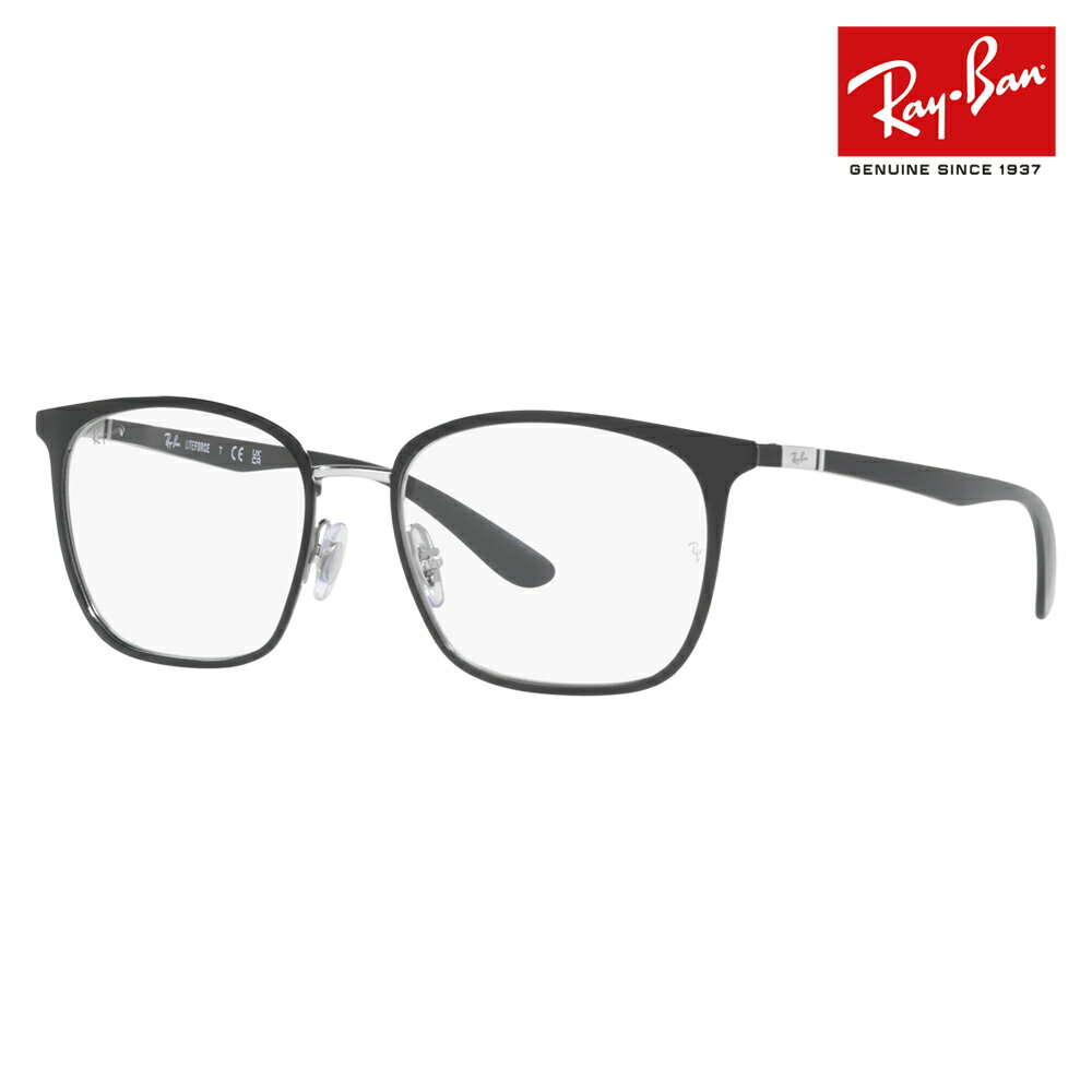 【正規品販売店】度なし1.55レンズ交換+0円 レイバン メガネ フレーム RX6486 2861 52 54 Ray-Ban レイバン純正レンズ対応 ボストン メタル メンズ レディース