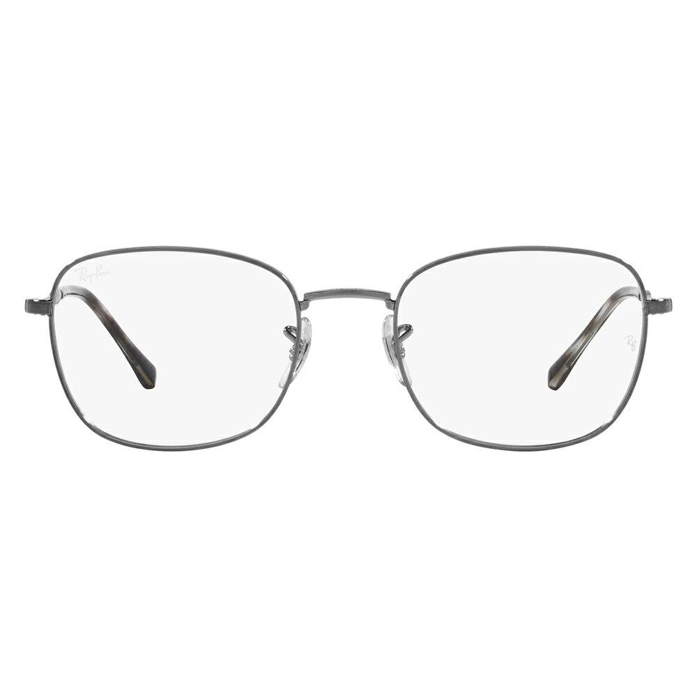 【正規品販売店】度なし1.55レンズ交換+0円 レイバン メガネ フレーム RX6497 2502 51 53 Ray-Ban レイバン純正レンズ対応 スクエア ウェリントン メタル クラシック フレーム 伊達メガネ 眼鏡