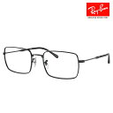 【正規品販売店】度なし1.55レンズ交換+0円 レイバン メガネ フレーム RX6520 2509 53 55 Ray-Ban スクエア メタル(4)