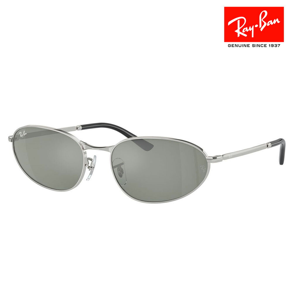 【正規品販売店】レイバン サングラス RB3734 003/40 56 59 Ray-Ban レイバン純正レンズ対応 オーバル メタル ユニセックス 伊達メガネ 眼鏡