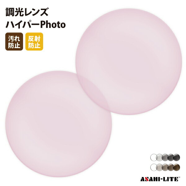 【正規品販売店】国内一流メーカー【Nikon】製 薄型非球面調光レンズ 屈折率1.55 UVカット400 調光レンズ1.55 2枚1組【汚れ防止(撥水)/反射防...