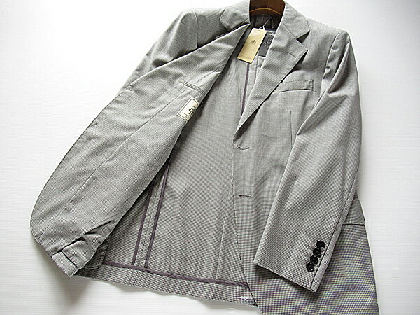 SALE オンワード樫山正規品 春夏J.プレス J.PRESS MOVING REDA ACTIVEスポーツツイスト メンズ ウールジャケット マイクロ千鳥格子柄 イタリア製生地 定価70,400円(税込み)