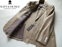 SALE オンワード樫山正規品 春夏モデル五大陸×ロロ ピアーナ（LoroPiana）gotairiku 絹麻混ウールジャケットライトブラウン イタリア製生地日本製 定価86,900円(税込)