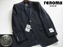 春夏秋 正規品 レノマ パリス renoma PARIS メタル釦紺ブレザーウールジャケット 濃紺