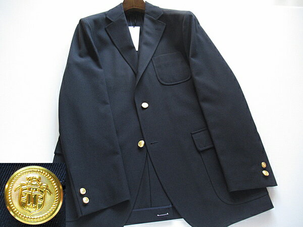 SALE オンワード樫山日本製 秋冬春J.プレス J.PRESS ORIGINALSMAGIC CUBA GABARDINE 3B BLAZER金釦紺ブレザー 定価75,900円(税込)