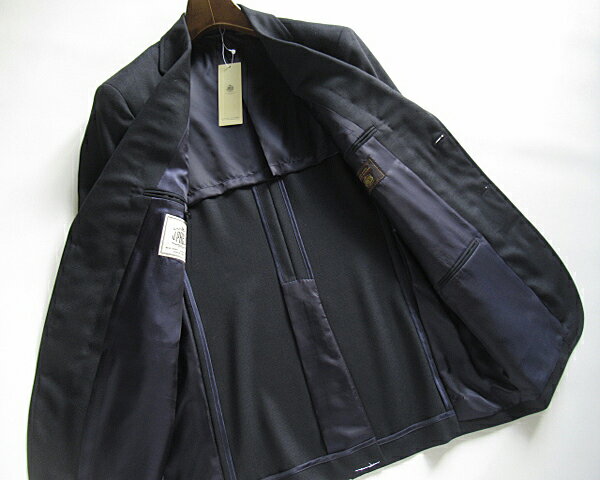 SALE オンワード樫山 春夏 J.プレス J.PRESS HIGHLAND PEPPIN MERINO 定番 メンズ メタル釦 紺ブレザー 濃紺 メッシュ ウールジャケット 定価60500円(税込)