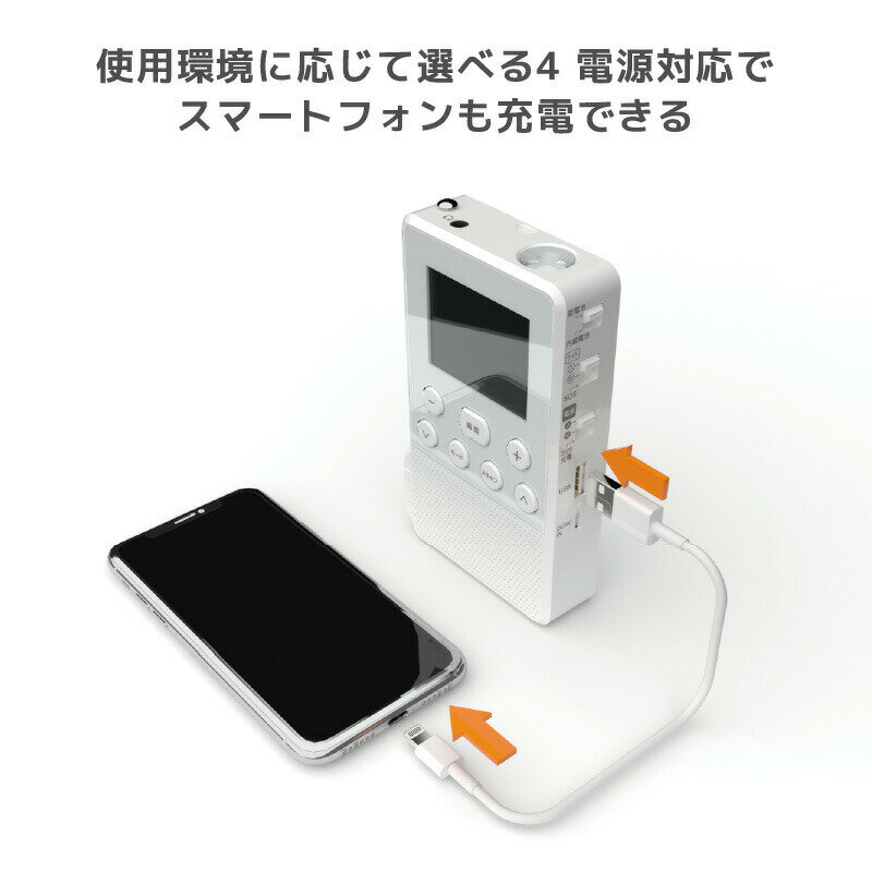 STAYER 2.4インチ 手回し充電式ワンセグTVラジオ SH-GDHT ポータブルテレビ 防災TV ラジオ 携帯テレビ テレビラジオ 防災グッズ アウトドア 小型 非常用 プレゼント