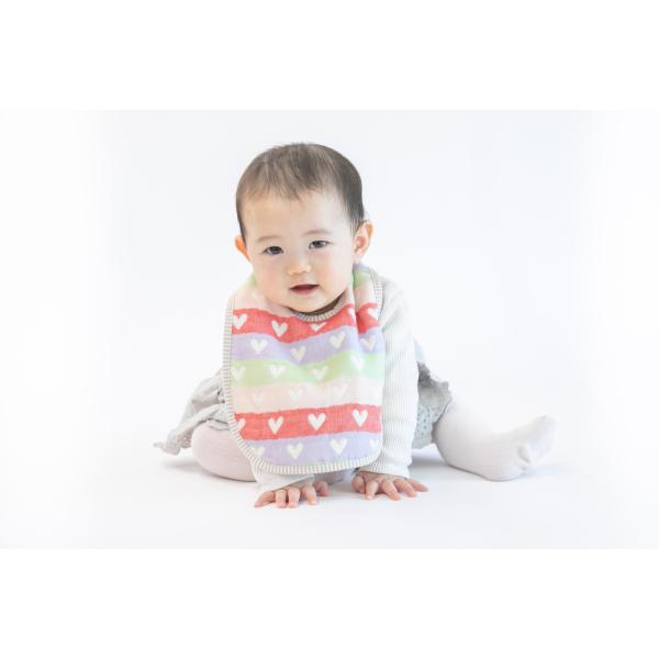 fuwara 六重織 ガーゼ スタイ(多色柄)日本製 綿100% 三河木綿 赤ちゃん ベビー 新生児 リバーシブル 入園 吸汗 速乾 出産祝い