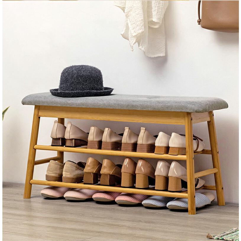 玄関ベンチ 下駄箱 靴箱 シューズボックス 小物収納 収納ベンチ 玄関収納 シューズラック 靴入れ 収納..