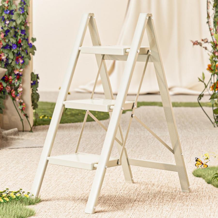 脚立 はしご 折り畳み 花架梯子インテリア 軽量 3段 4段 耐荷重150 kg多機能折り畳み安全梯アルミ合金製の人字梯子脚立を厚くする 掃除