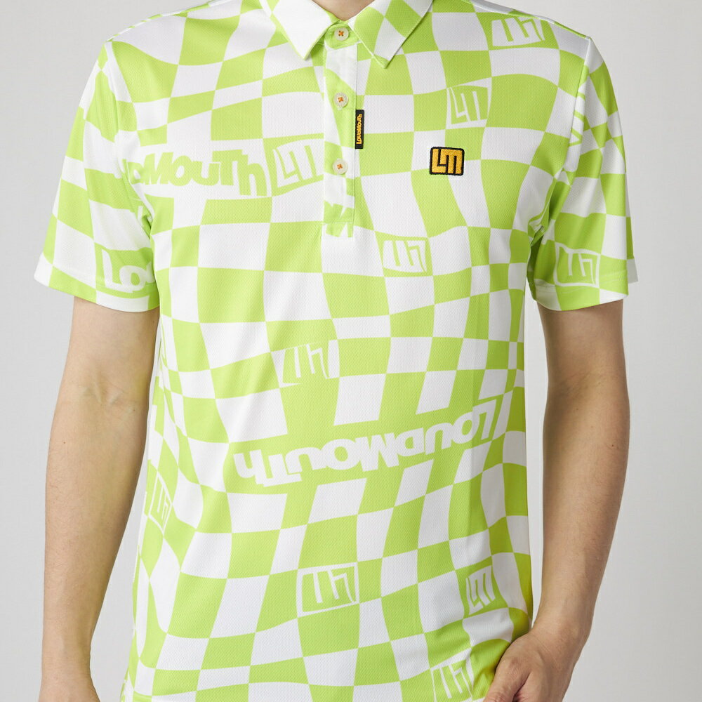 【30%OFF】 ラウドマウス LOUDMOUTH メンズ 柄半袖シャツ フリージングスキン 吸汗速乾 UV 接触冷感 遮熱ゴルフウェア 765608 3