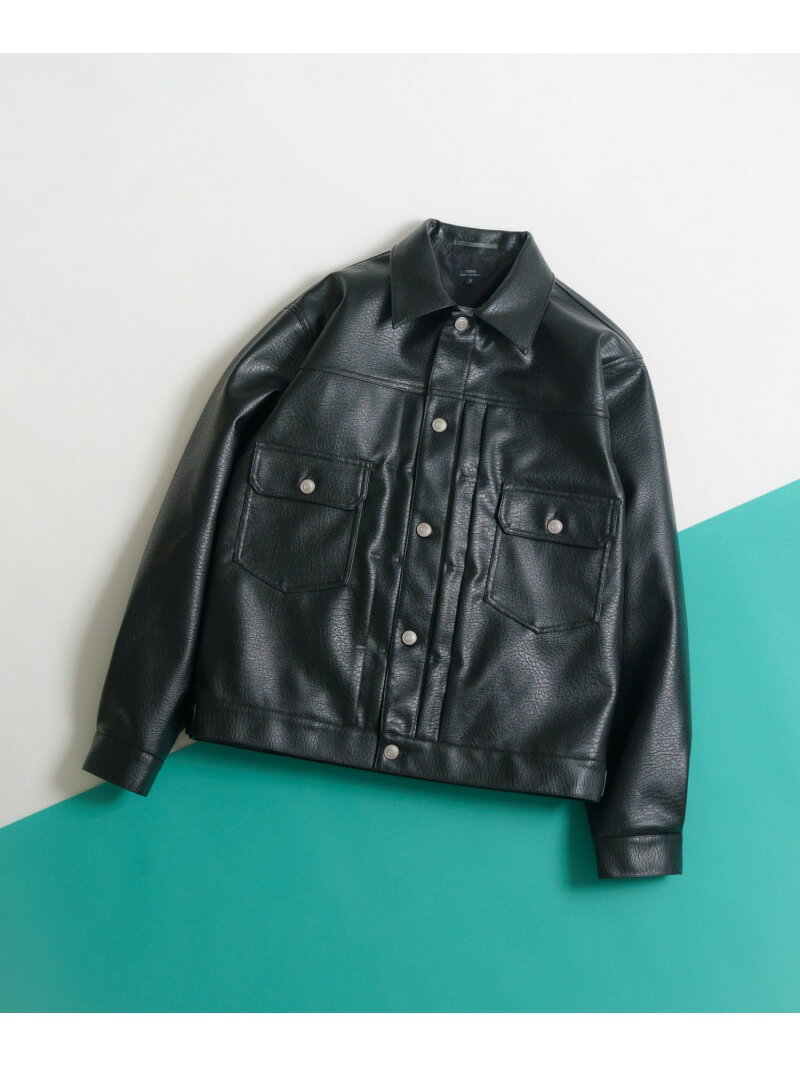 F.L.トラッカージャケット URBAN RESEARCH ITEMS アーバンリサーチアイテムズ ジャケット・アウター ブルゾン・ジャンパー ブラック【送料無料】[Rakuten Fashion]