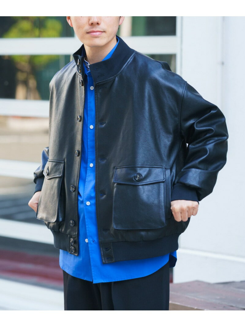 F.L. a-1 フライトジャケット URBAN RESEARCH ITEMS アーバンリサーチアイテムズ ジャケット・アウター ブルゾン・ジャンパー ブラック【送料無料】[Rakuten Fashion]