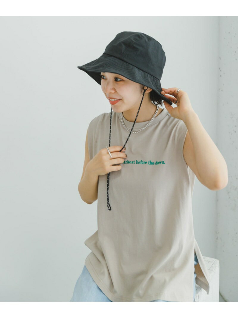 撥水ハット URBAN RESEARCH ITEMS アーバンリサーチアイテムズ 帽子 ハット ブラック ホワイト[Rakuten Fashion]