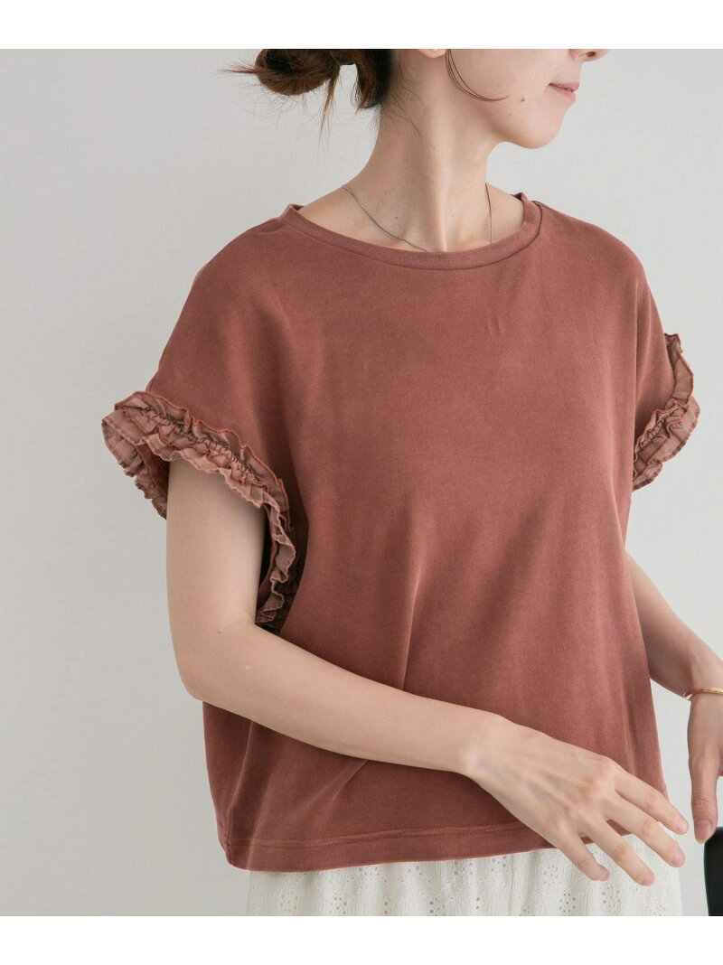 楽天市場】フリル（カラーレッド）（Tシャツ・カットソー｜トップス トリーバーチ フリル ノースリーブ トップス レッド系サイズM