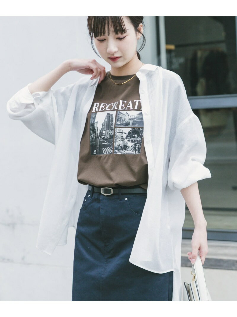 シアーヨウリュウシャツ URBAN RESEARCH ITEMS アーバンリサーチアイテムズ トップス シャツ・ブラウス ピンク ネイビー グリーン ホワイト【先行予約】*【送料無料】[Rakuten Fashion]
