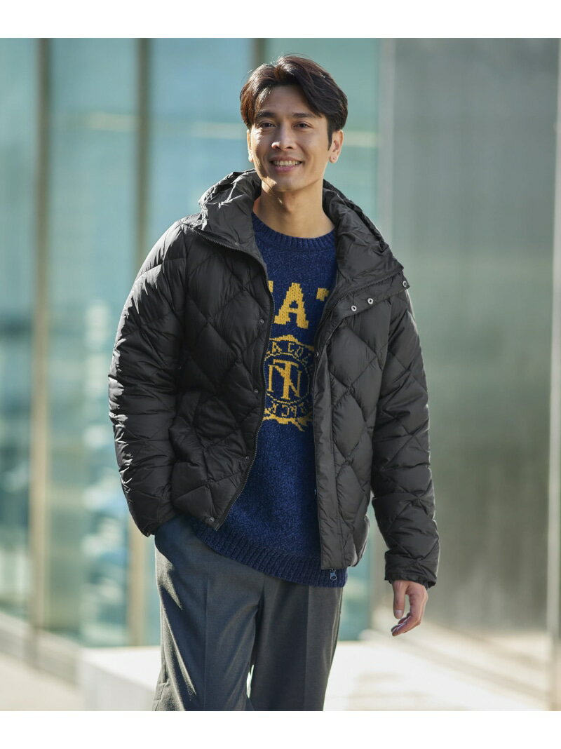 アーバンリサーチ アウター メンズ TAION PACKABLE HOOD DOWN JACKET URBAN RESEARCH ITEMS アーバンリサーチアイテムズ ジャケット・アウター ダウンジャケット・ダウンベスト ブラック グリーン ネイビー【送料無料】[Rakuten Fashion]