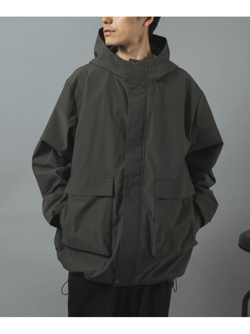 『撥水/防風/透湿』高機能 裏フリース マウンテンパーカー URBAN RESEARCH ITEMS アーバンリサーチアイテムズ ジャケット・アウター マウンテンパーカー ベージュ ブラック グレー【先行予約】*【送料無料】[Rakuten Fashion]