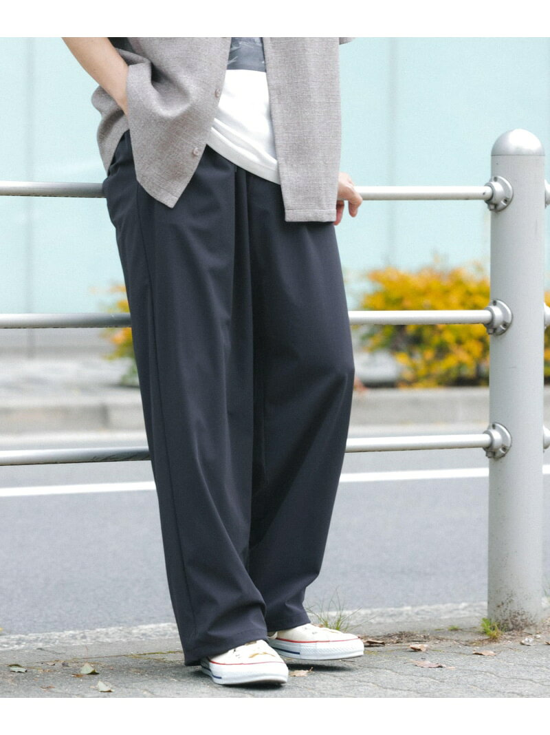 『接触冷感/吸水速乾/イージーケア』多機能ナイロンストレッチイージーパンツ URBAN RESEARCH ITEMS アーバンリサーチアイテムズ パンツ その他のパンツ ブラック カーキグリーン グレー【先行予約】*【送料無料】[Rakuten Fashion]