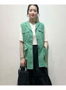 【SALE/70%OFF】ミリタリーベスト URBAN RESEARCH ITEMS アーバンリサーチアイテムズ トップス ベスト・ジレ ホワイト ブラック【R...