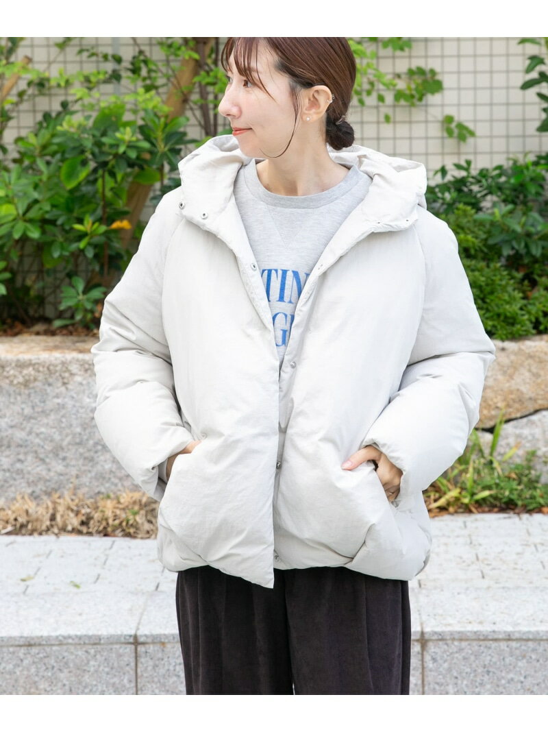 GREENDOWNコクーンフードジャケット URBAN RESEARCH ITEMS アーバンリサーチアイテムズ ジャケット・アウター ダウンジャケット・ダウンベスト ブラック【送料無料】[Rakuten Fashion]のサムネイル