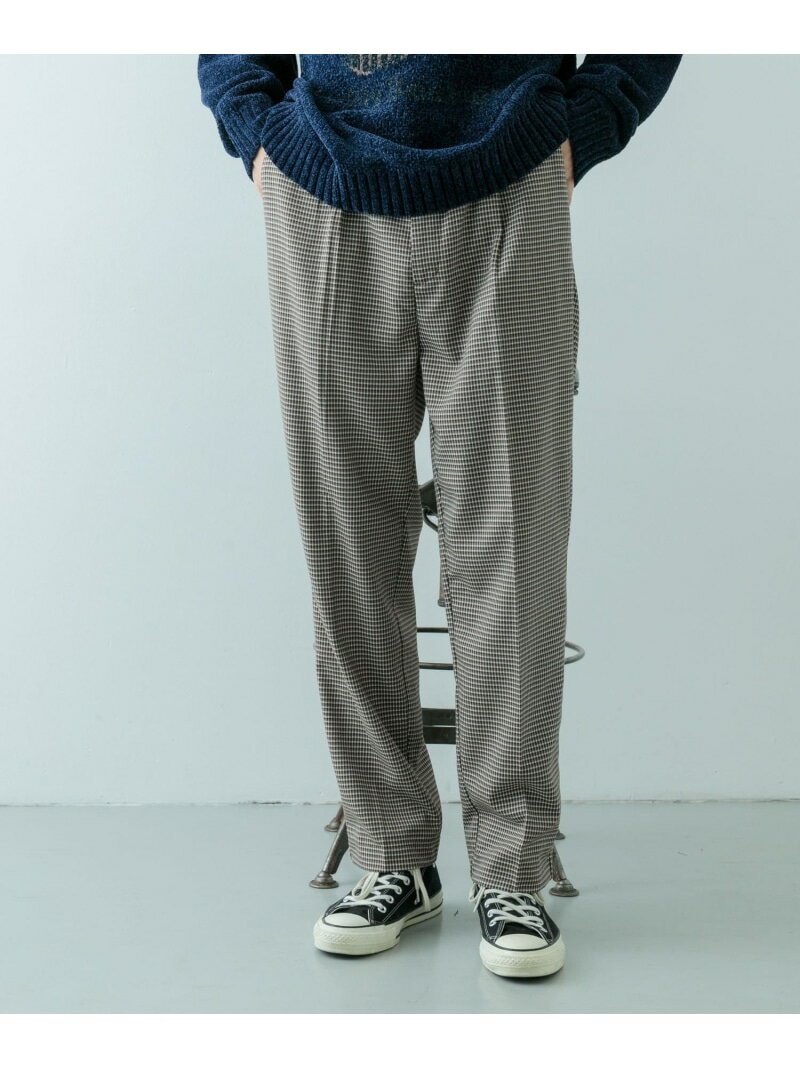 ✨未使用級✨BERWICH　sake　ガンクラブチェック　スラックス　44 uasake1ggt1001x_1.jpg