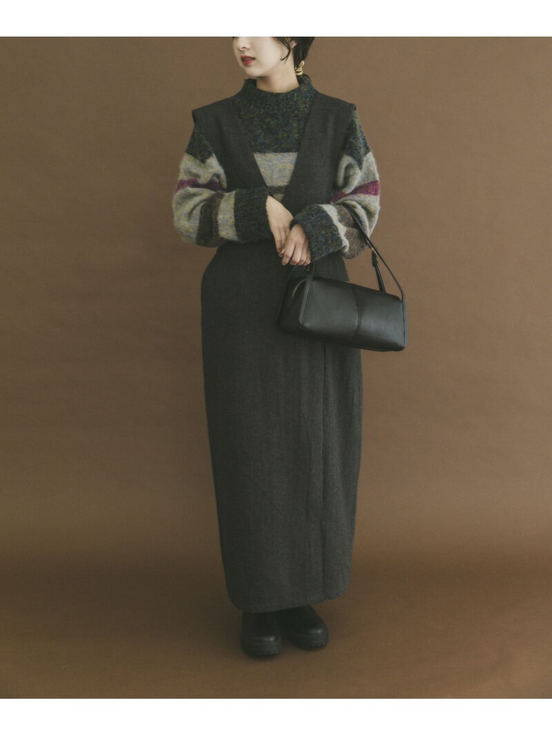 ゴマツイードジャンパースカート URBAN RESEARCH ITEMS アーバンリサーチアイテムズ ワンピース・ドレ..
