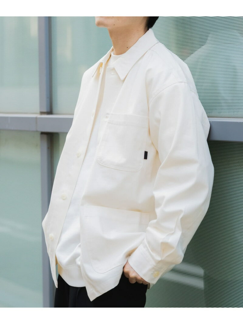 コットン チョアジャケット URBAN RESEARCH ITEMS アーバンリサーチアイテムズ ジャケット・アウター テーラードジャケット・ブレザー ホワイト ブラック【送料無料】[Rakuten Fashion]